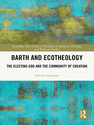 cover image of Barth and Ecotheology